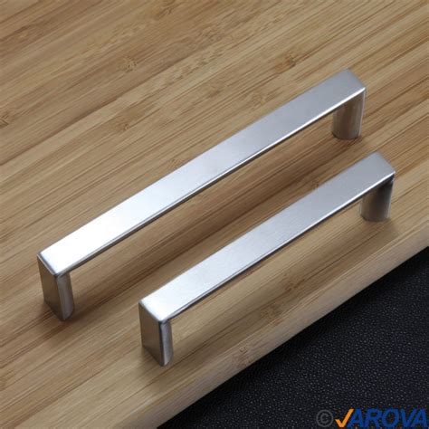 brushed stainless steel kitchen cabinets|stainless steel handles for cabinets.